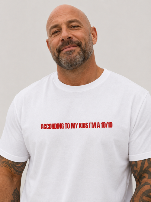 According To My Kids Tee