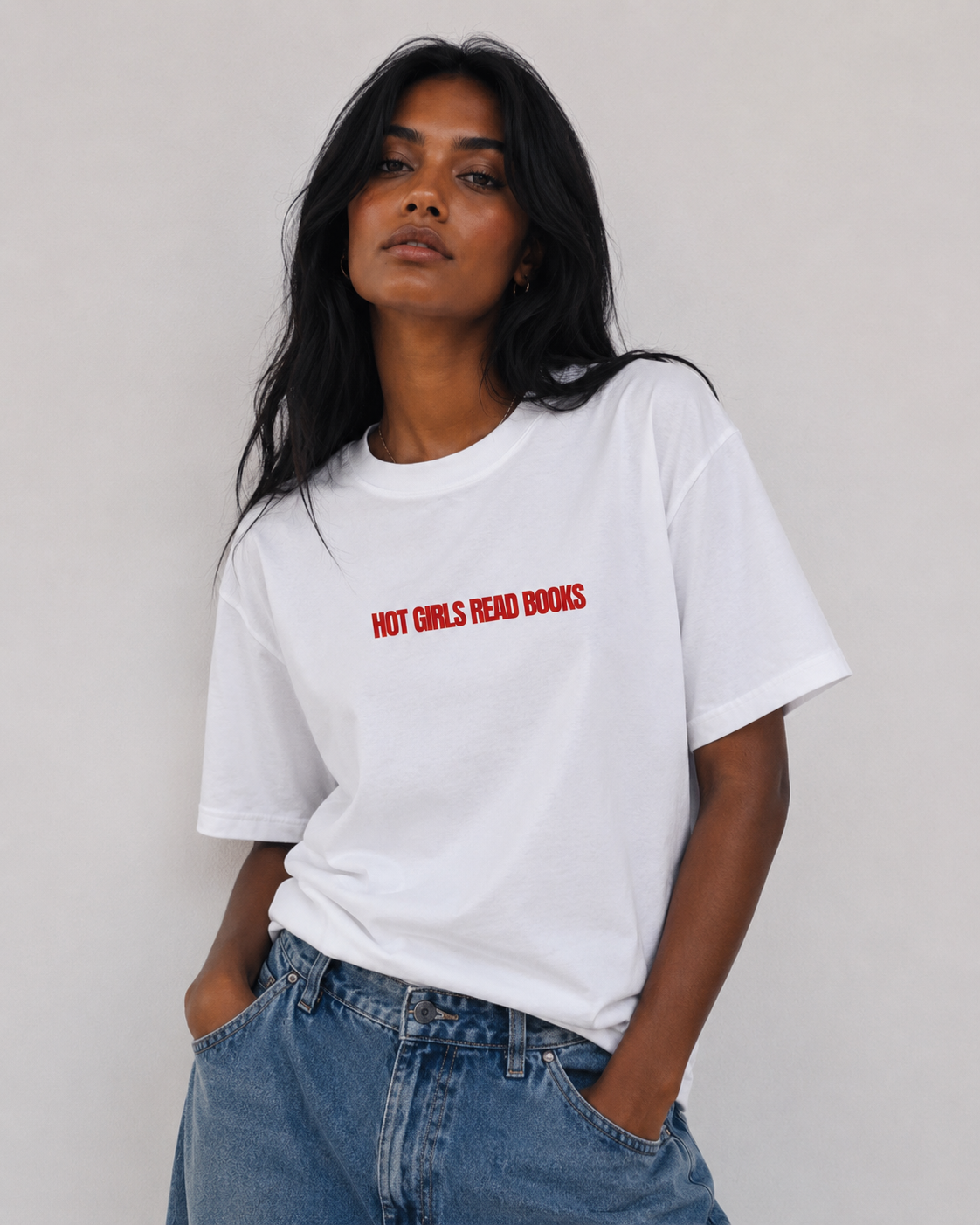 Hot Girls Read Books Tee