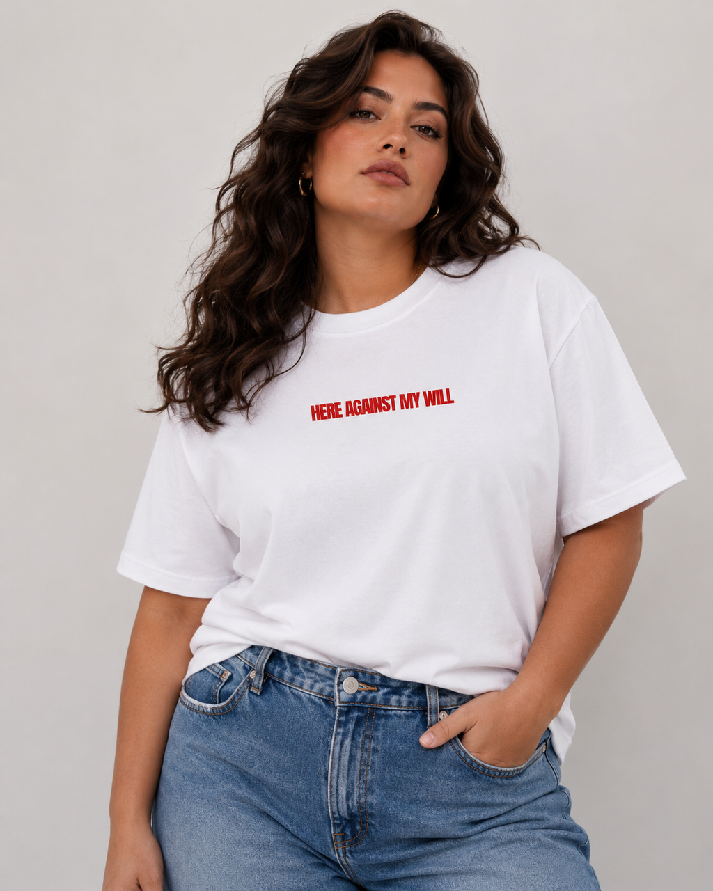 Here Against My Will Tee