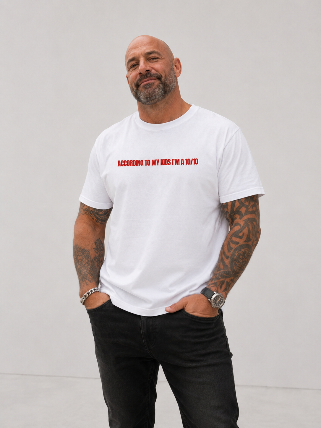 According To My Kids Tee
