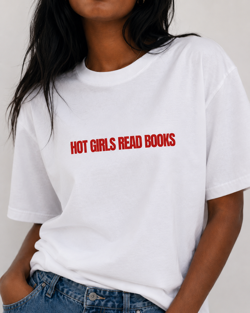 Hot Girls Read Books Tee