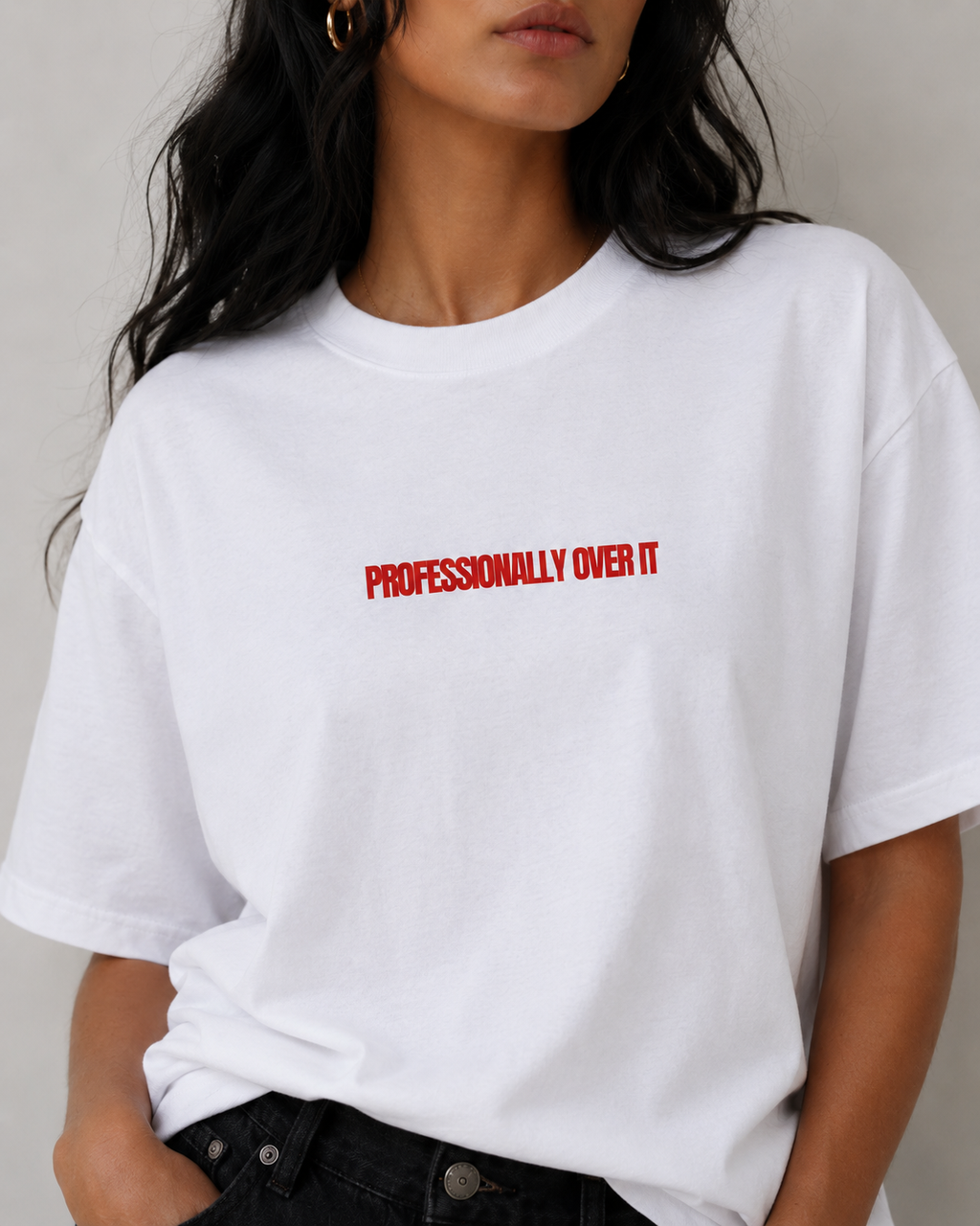 Professionally Over It Tee